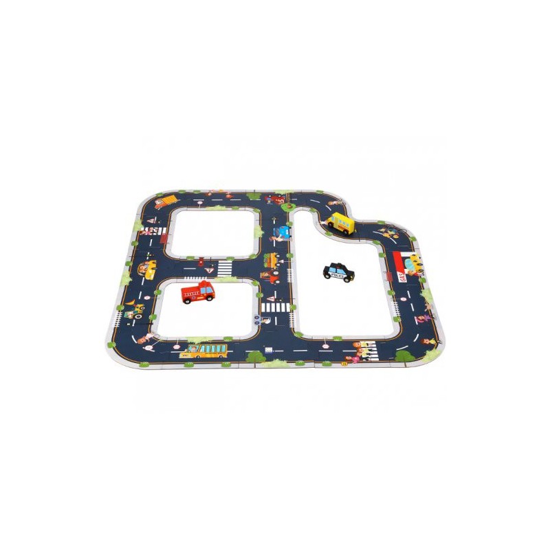 Tooky Toys puzzle cesta Mesto 