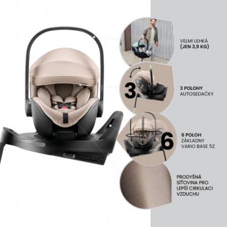 Set STYLE Baby-Safe Pro + Vario Base 5Z + autosedačka Dualfix 5z - Britax ROMER