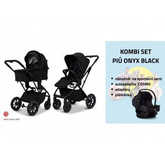 KOMBI set PIÚ black chrome 2025 - MOON