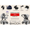 VÝPREDAJ set N°ONE 2.0 + autosedačka a ISOfix báza - MOON