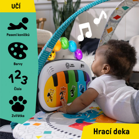 Postieľka s ohrádkou na hranie a klavírom 3v1 Kick & Snooze™ 0m+ - BABY EINSTEIN