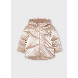 Zimná bunda s fleece ROSE GOLD - MAYORAL